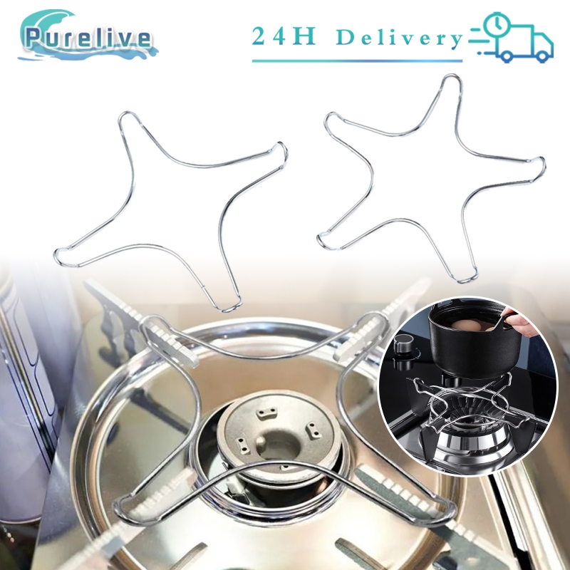 Moka Pot Stand Stove Rack Stainless Gas Ring Trivet Tatakan Kompor Gas