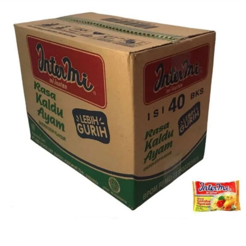 

Mie Intermie Rasa Kaldu Ayam 60gr | 1 Karton Intermie