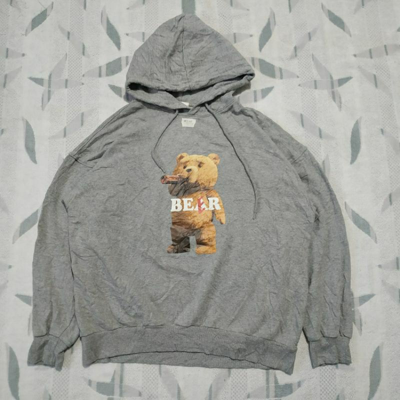 Hoodie Abu-abu