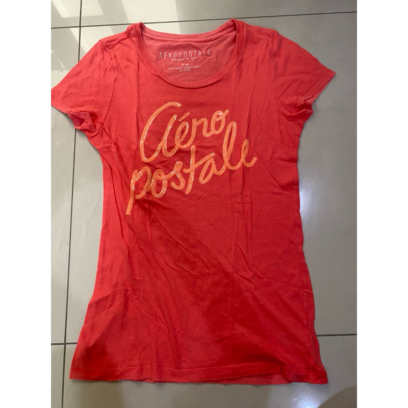 aeropostale kaus kaos tshirt t-shirt blus atasan tangan pendek baju perempuan wanita remaja dewasa o