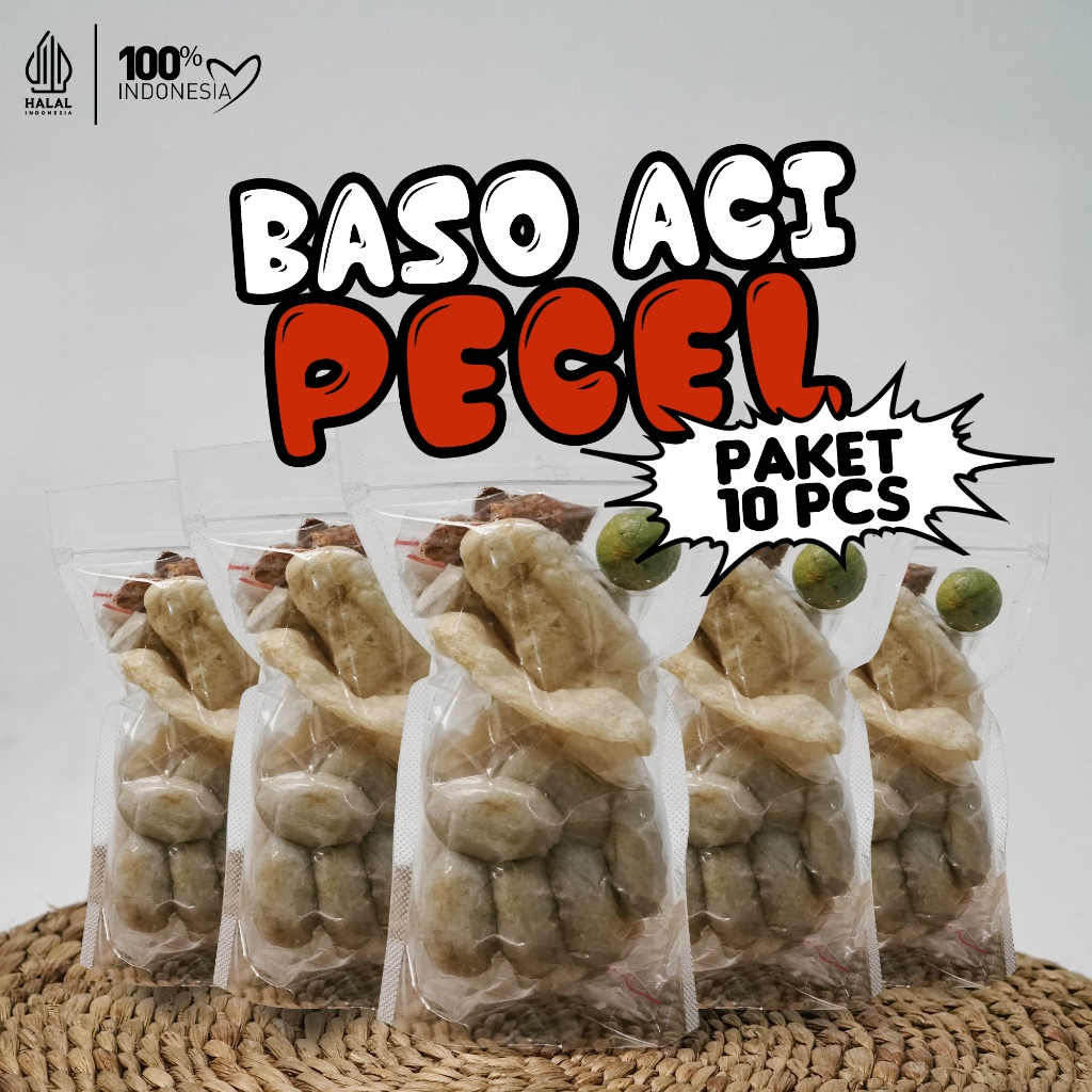 

Paket bundling baso aci kuah instan isi bumbu cikruh murah - ( BASO ACI OCI PECEL 10 PCS )