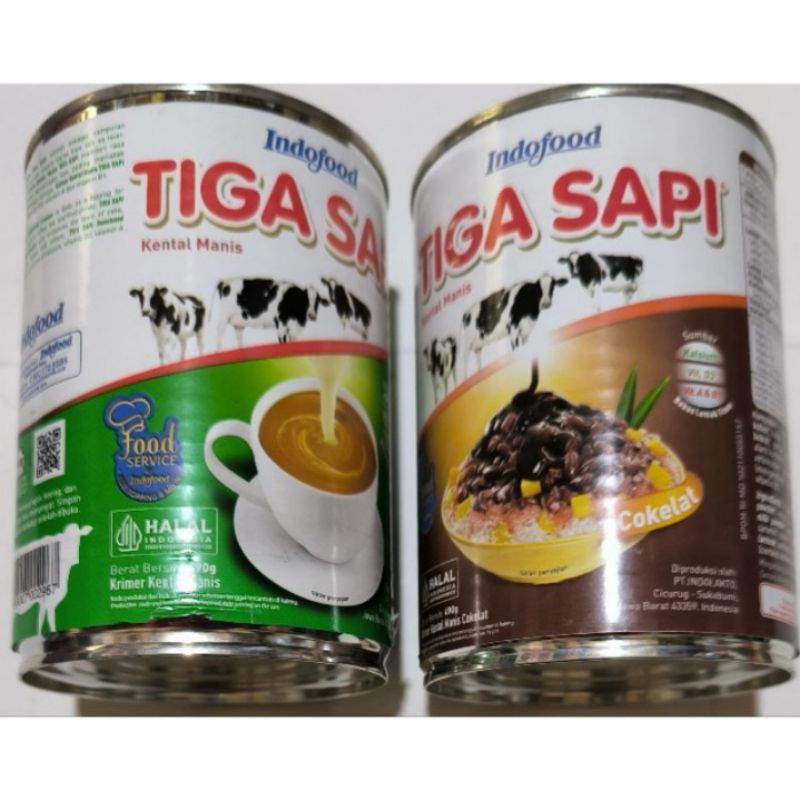 

Susu Kental Manis Tiga Sapi 490 gram Putih / Coklat | Carnation 495 gram