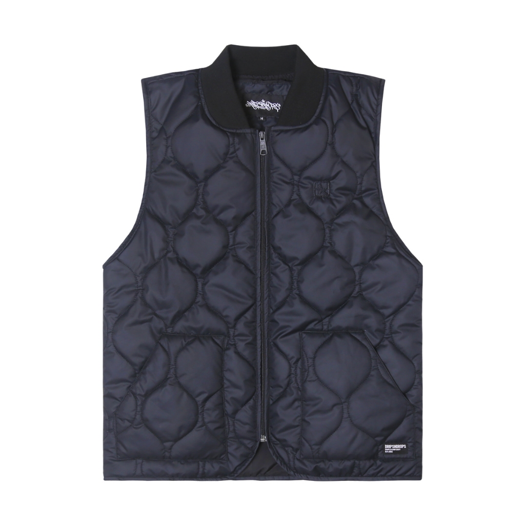 Dripsndrops Vest Jacket Mission Black