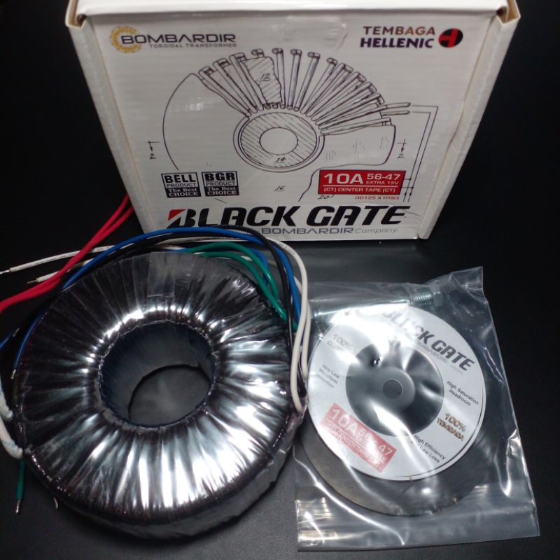 Trafo Toroid / Donat 10A CT BLACK GATE