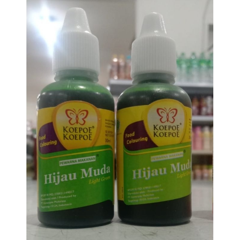 

Pewarna Makanan Hijau Muda Koepoe Koepoe 30ml