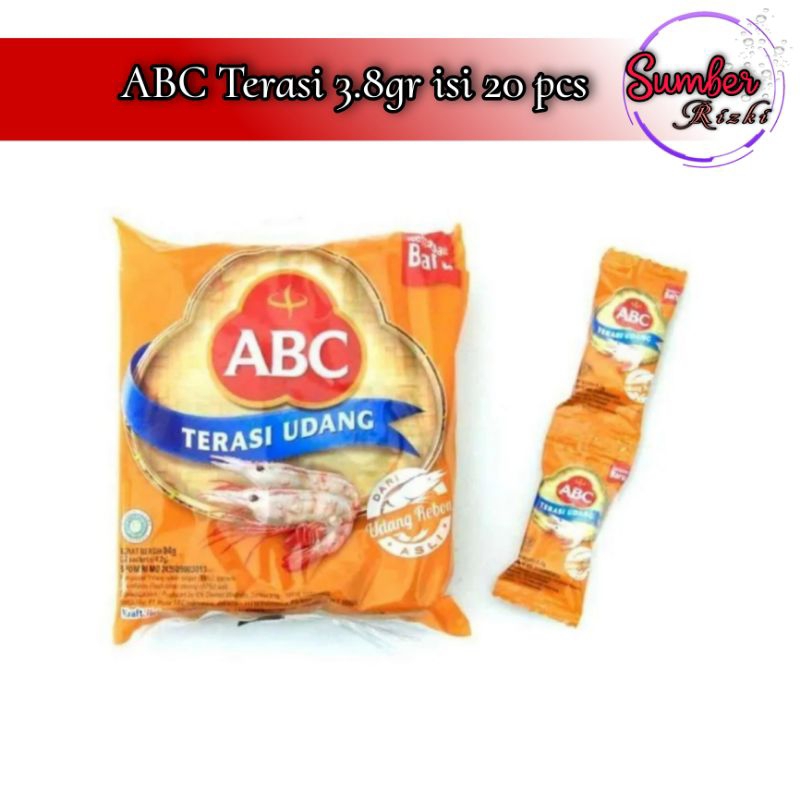 

ABC Terasi Udang 3.8 gr isi 20 per pack