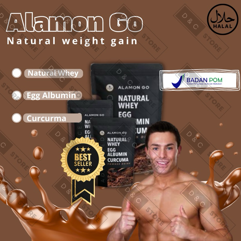 

Susu ALAMON GO penambah nafsu makan dan protein Original