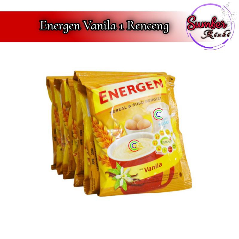 

Energen Vanila 1 Renceng isi 10