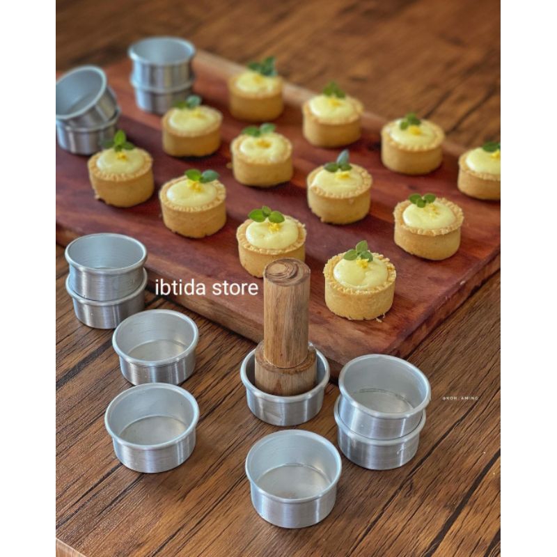 12 pcs Cetakan Tart Mini/ Cetakan Tartlet/ Cetakan kue Mini