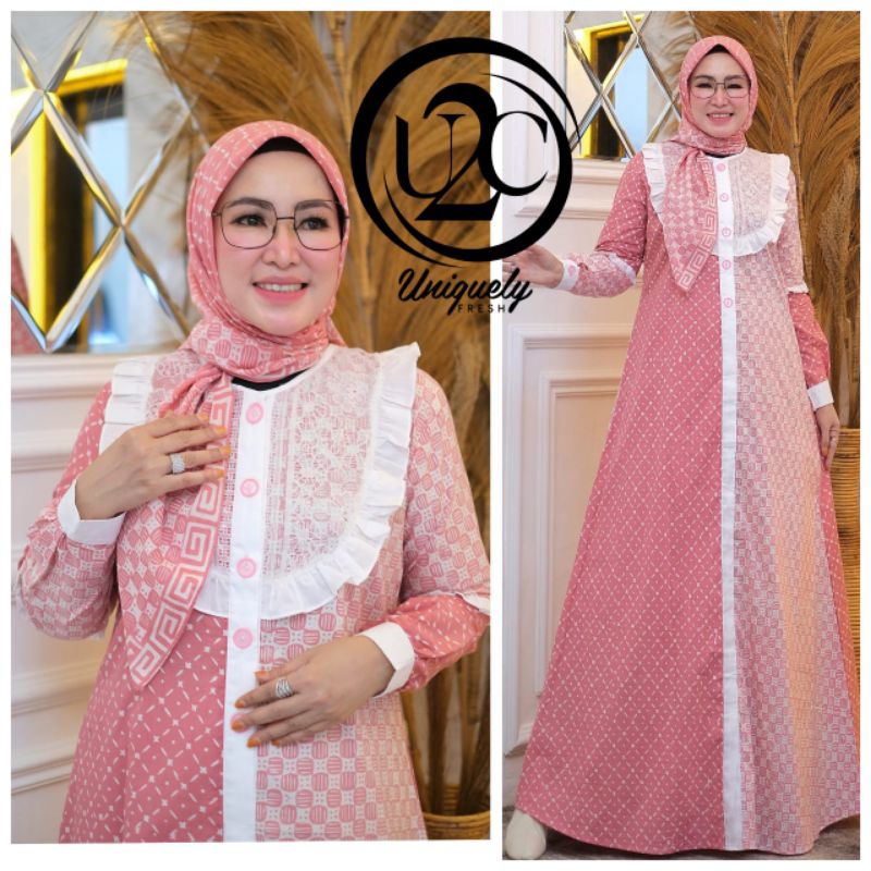 sasmaya premium dress set hijab
