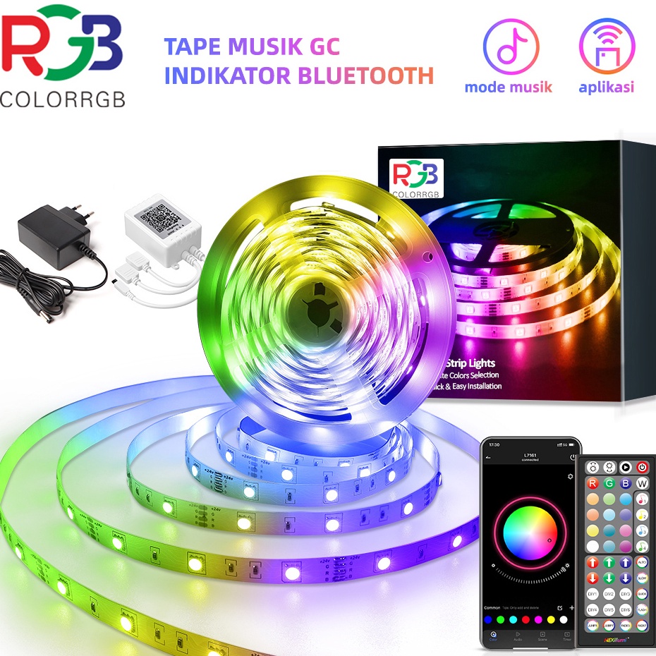 Led strip rgb led strip lamp lampu led kamar 5M1M2M3M4M lampu rgb kamar lampu led strip rgb lampu st
