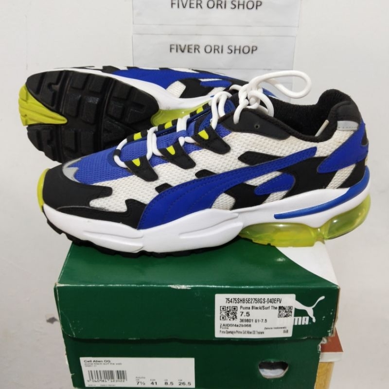Sepatu Puma Original 100% Cell Alien OG Black-Surf the web (36980101)