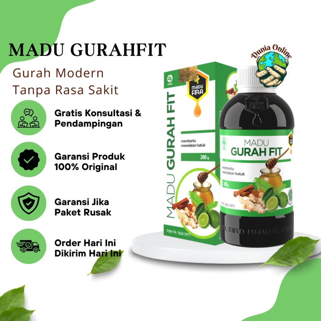 Madu Gurah Fit Obat Herbal Gurahfit Atasi Batuk Kering Asma Gangguan Pernapasan