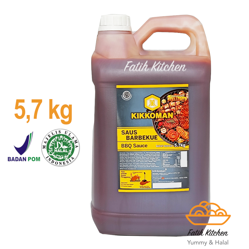 

Kikkoman Barbeque Halal 5,7 kg Jerigen - Saus Barbeque BBQ