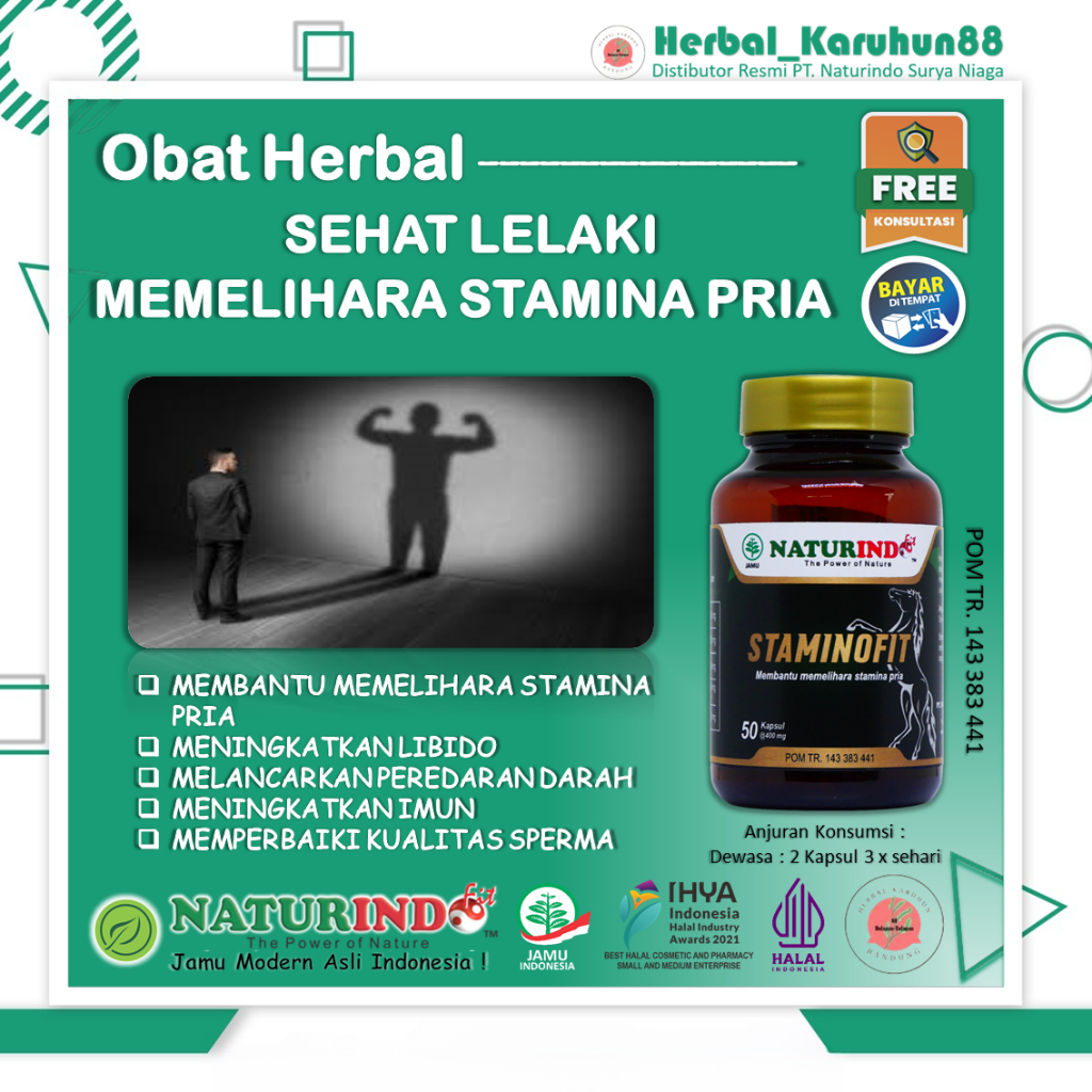 Jamu Stamina Pria Menjaga Kesehatan dan Kebugaran Staminofit Naturindo