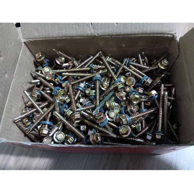 baut roofing 12×50 5cm harga/dus