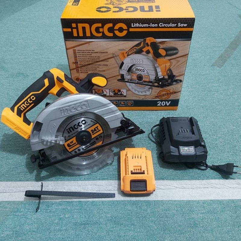 CSLI1651 CORDLESS BATERAI CIRCULAR SAW BLADE MINI 6.5" 20V INGCO circular saw