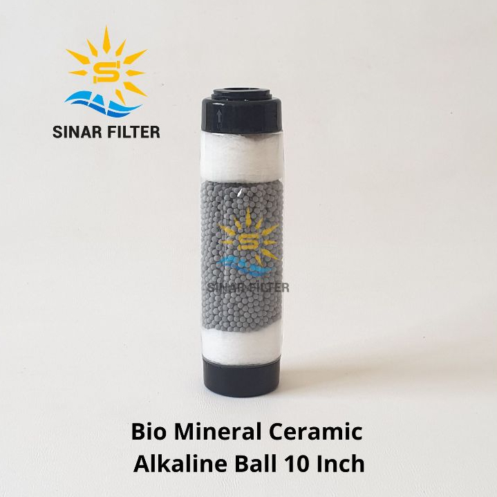 Filter Bio Mineral Ceramic Alkaline Ball 10 Inch - Catridge Refil 10'