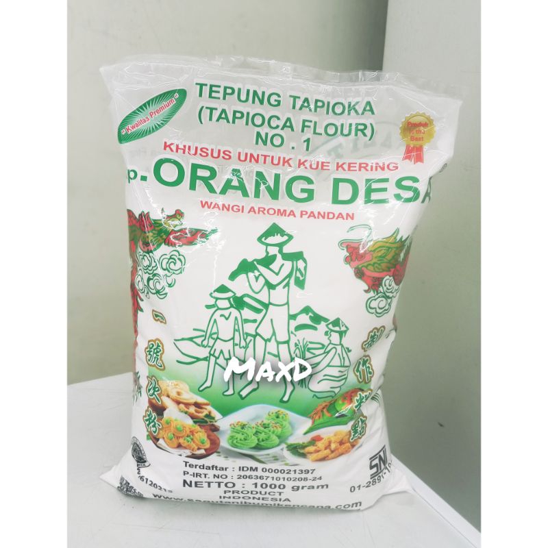

Tepung Tapioka Orang Desa (Pandan) 1 kg