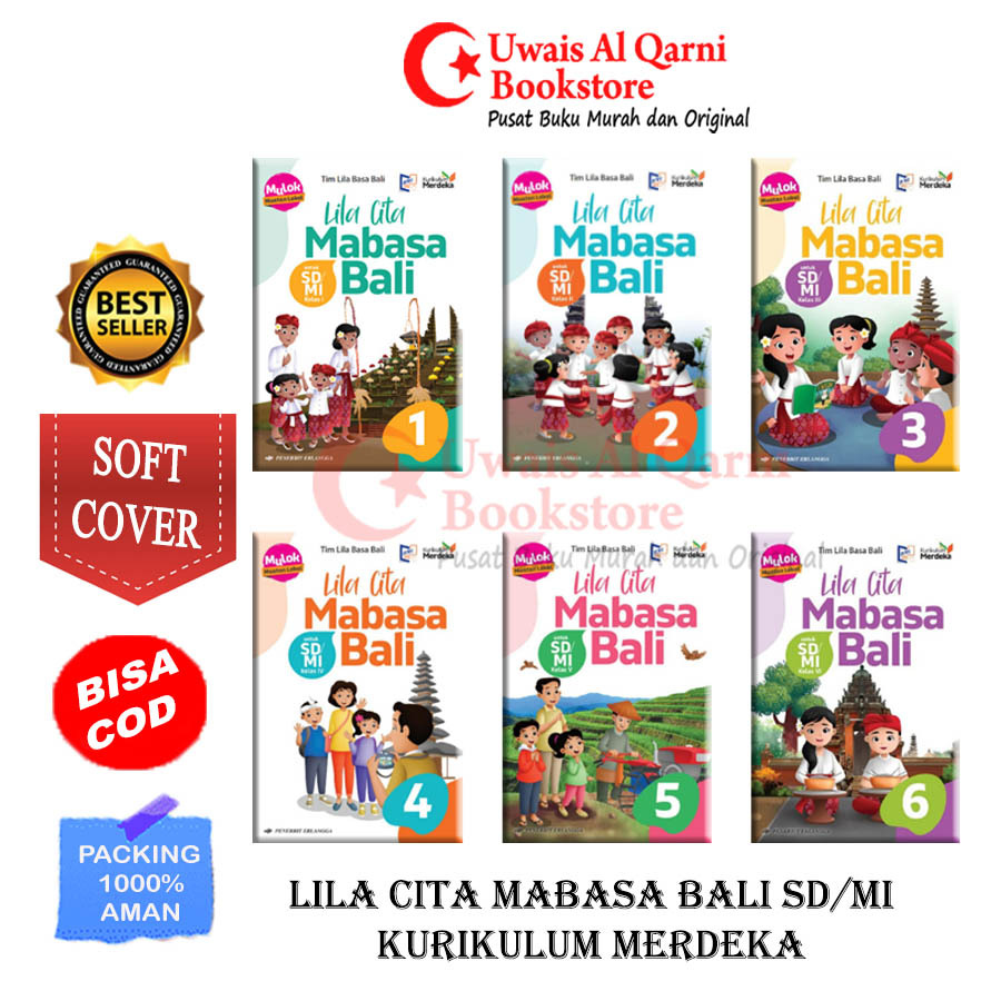 MULOK : LILA CITA MABASA BALI untuk SD/MI KURIKULUM MERDEKA - ERLANGGA