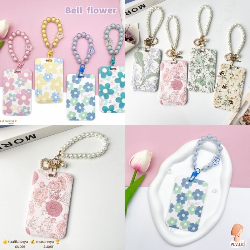 

Gantungan Kartu Nama / Tanda Pengenal / Identitas / ID Card Holder /Proteksi Holder Kartu Bus/ Sekolah / Kantor Desain Bunga Horizontal Simple Lucu