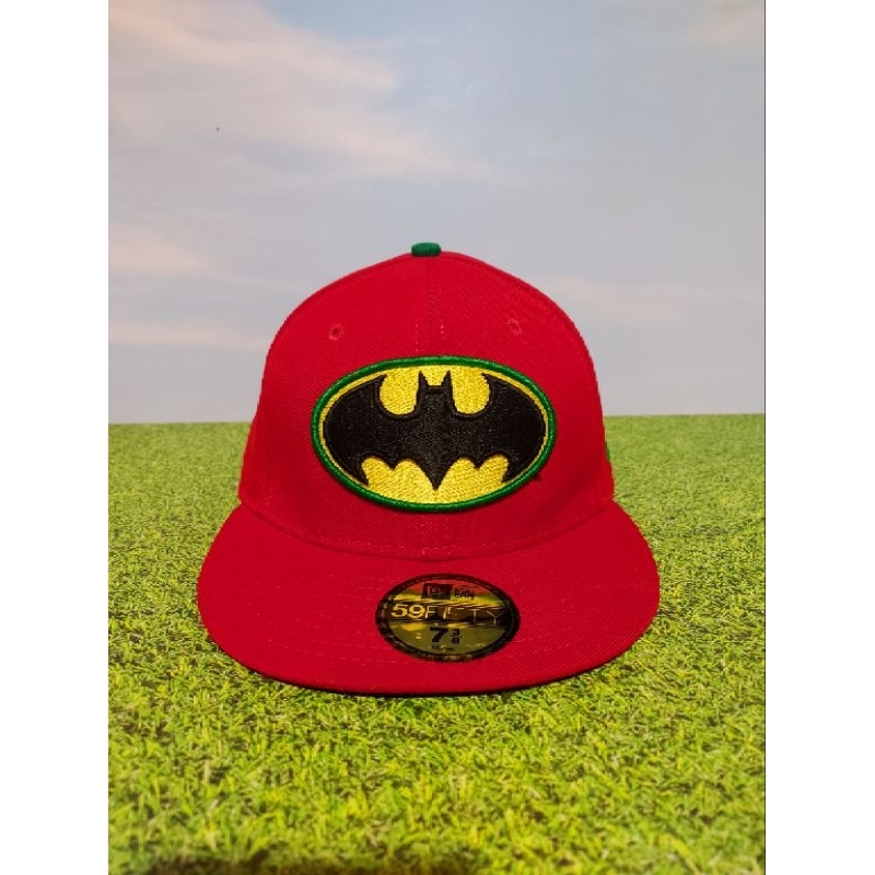 TOPI NEW ERA BATMAN RED BY DC , MARVEL SUPER RARE ITEM