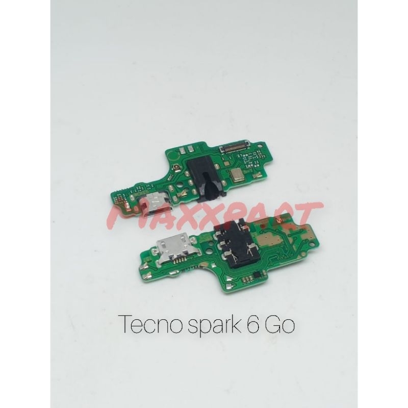 papan cas/konektor cas/papan board charger Tecno spark 6 Go (OC)