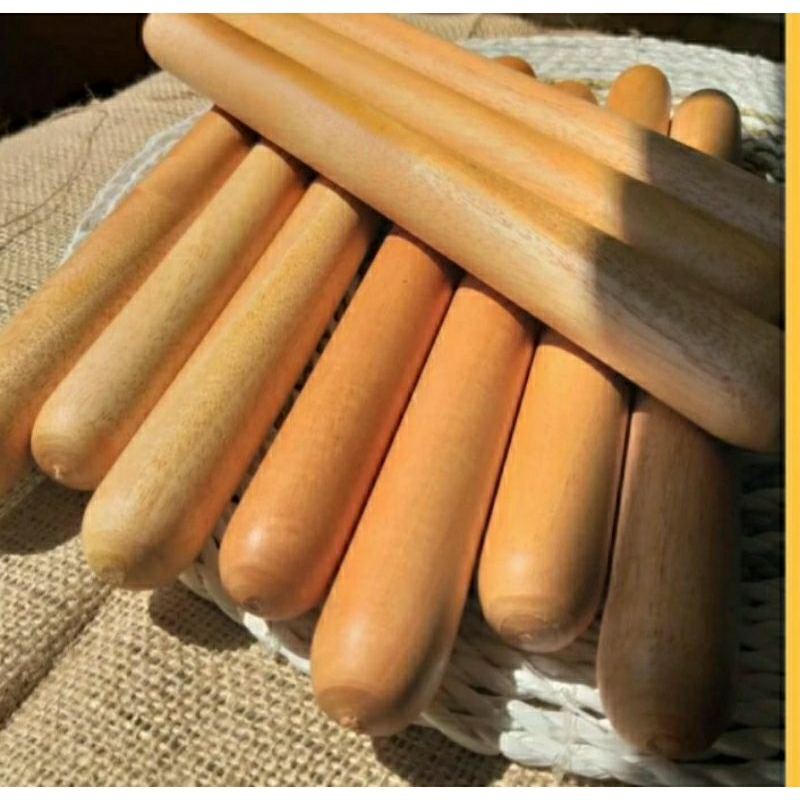 PENGGILING ADONAN KAYU / ROLLING PIN KAYU MAHONI / STICK KAYU MAHONI