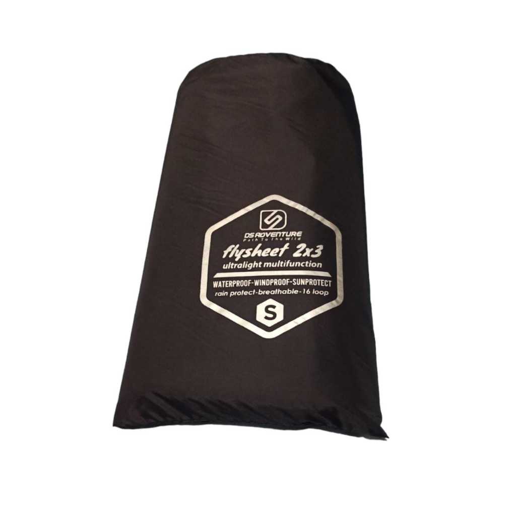Flysheet 3x4 waterproof ultralight ds adventure / flyshet 3x4 / plesit 4x6/ bivak tenda / atap tenda