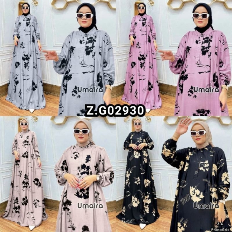 GAMIS RAYON PREMIUM / GAMIS KANCING DEPAN