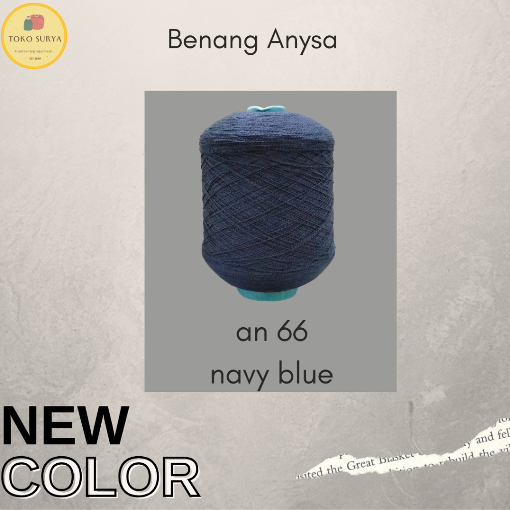 Benang Rajut Anysa 10 / Benang Rajut Mesin Anysa 1/19,5 / Benang Rajut Khusus Mesin