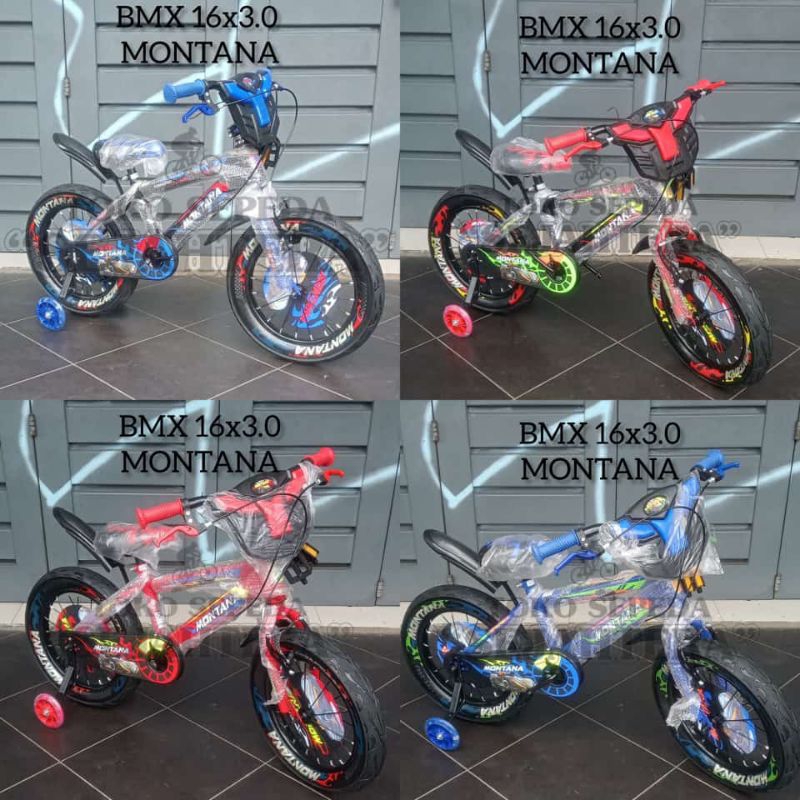 Sepeda anak BMX 12 BMX 16 ban jumbo MONTANA