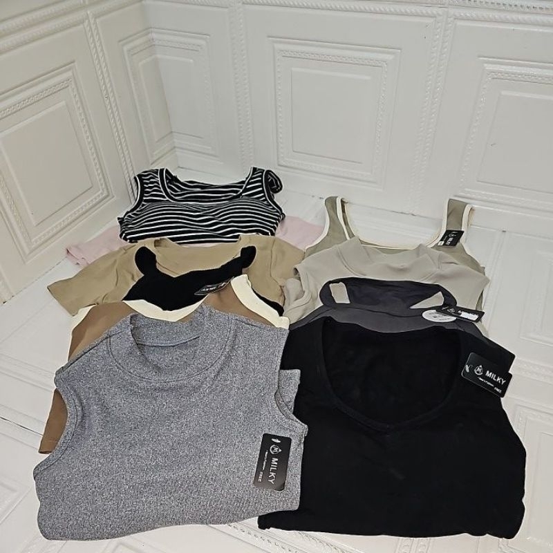 Top bra /Tanktop bra Milky Bangkok