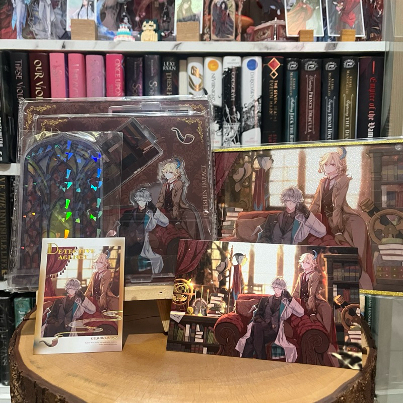 Genshin Impact Haikaveh Alhaitham x Kaveh by Ddungw Detective Shikishi Standee Postcard Polaroid