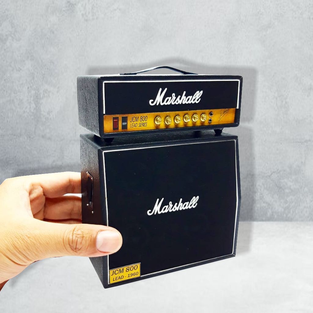 Ciasaatcisarua Miniatur Sound Amplifier Marshall 2 Stack Miniatur Amplifier Marshall Miniatur Sound