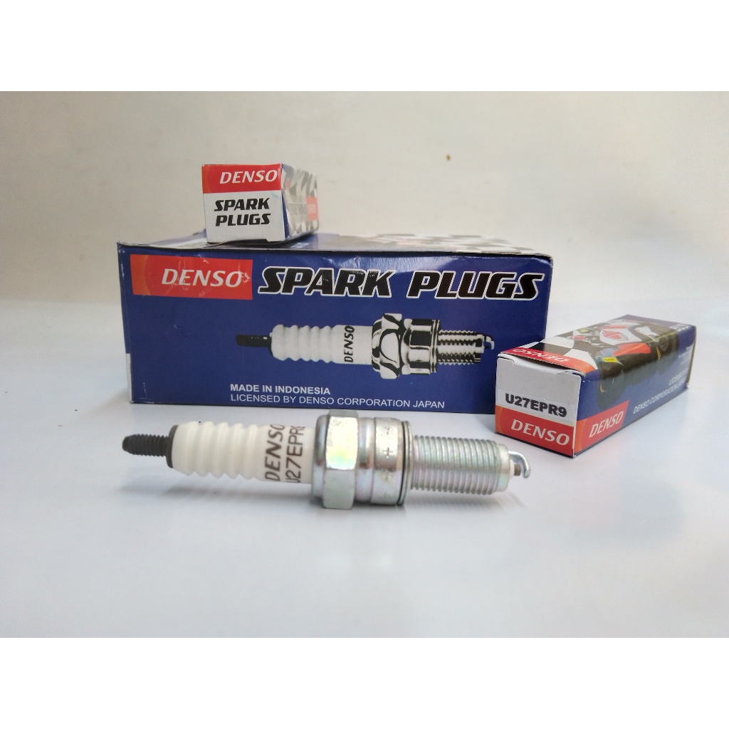 BUSI DENSO U27EPR9 Kharisma, Supra-X125, Blade, Vario, Beat, Scoopy, Spacy dan CS1 Xeon, Vixion, Bys