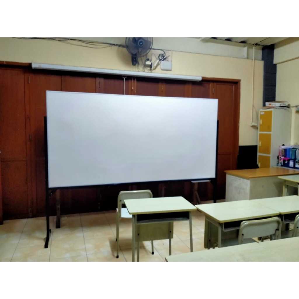 

Papan Tulis Whiteboard Standing Jumbo 240x120 cm Wilayah Bekasi