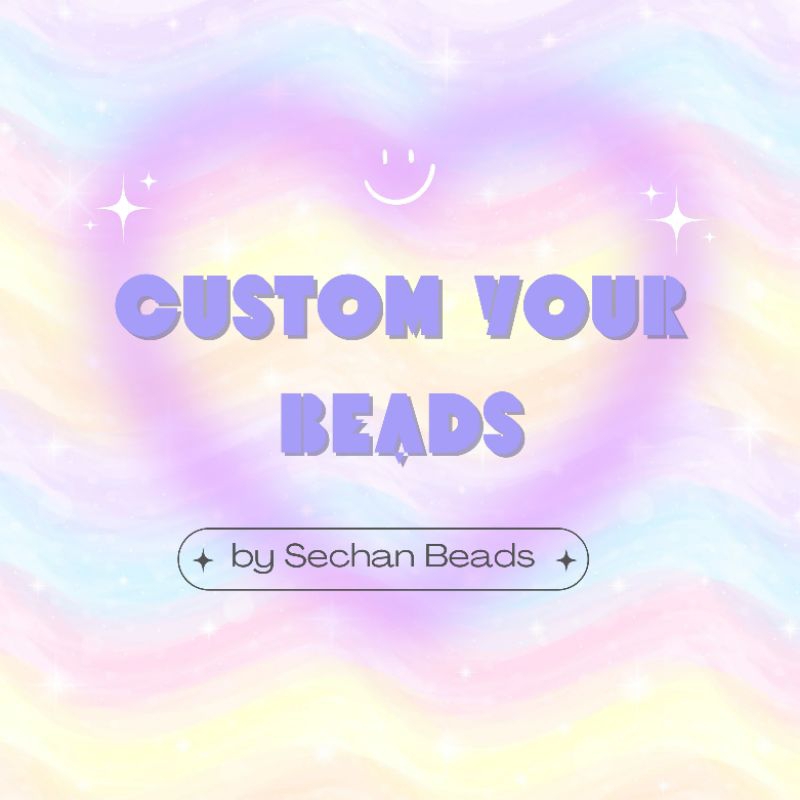 [CUSTOM] Beads Bracelet | Bead Ring | Strap Phone | Necklace Beads | KHUSUS CUSTOM