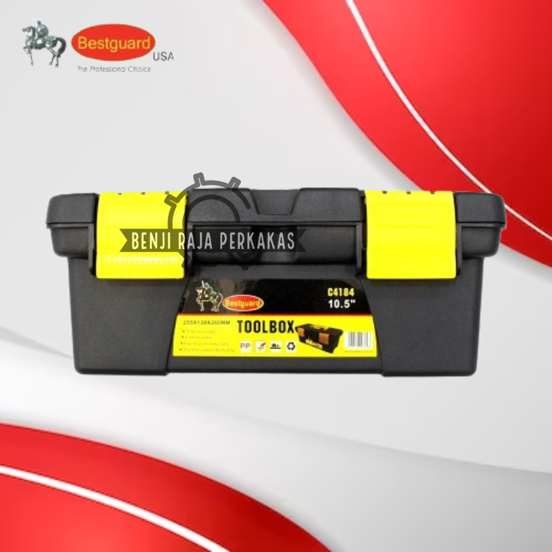 Tool Box 10,5" Inch Toolbox Mini Besi dan Plastik Toolbag Bag C4184 BESTGUARD