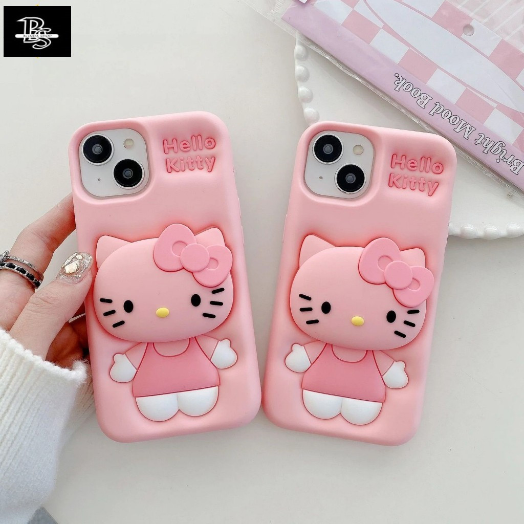 CASE PREMIUM ANTI NODA CUTE 3D POP SOCKET IPHONE 15/15 PRO/15 PRO MAX/14/14 PRO/14 PRO MAX/13/13 PRO