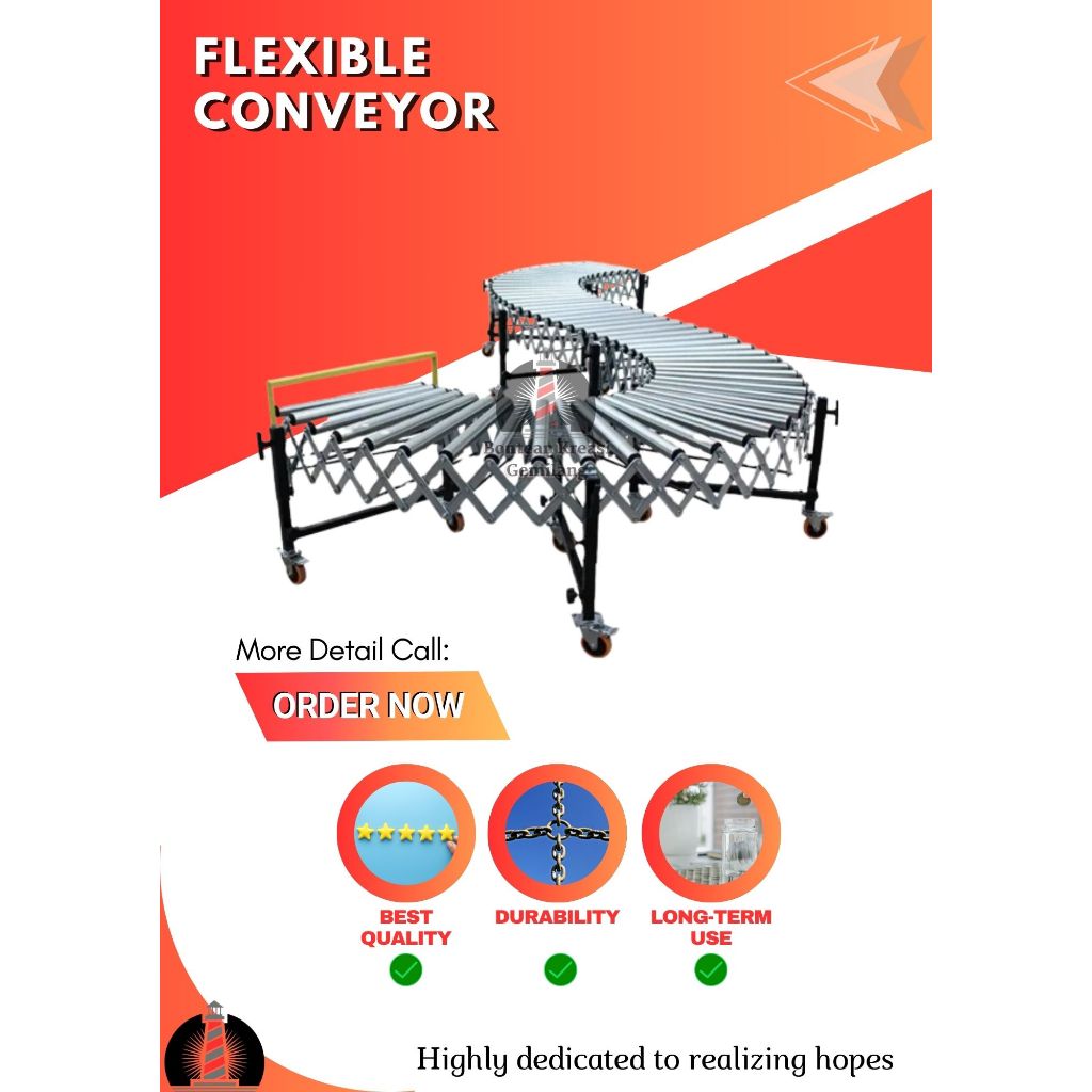 Flexible Conveyor - Roller Conveyor - Gravity conveyor