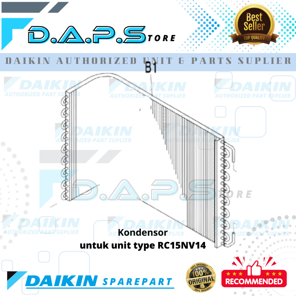 Kondensor AC DAIKIN Thailand 1/2 PK RC15NV14