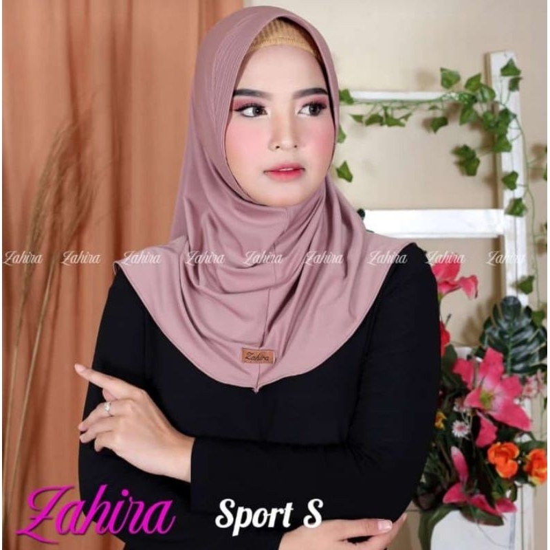 Jilbab Sport Zahira Premium Pet Tebal Murah Terlaris ! ! !