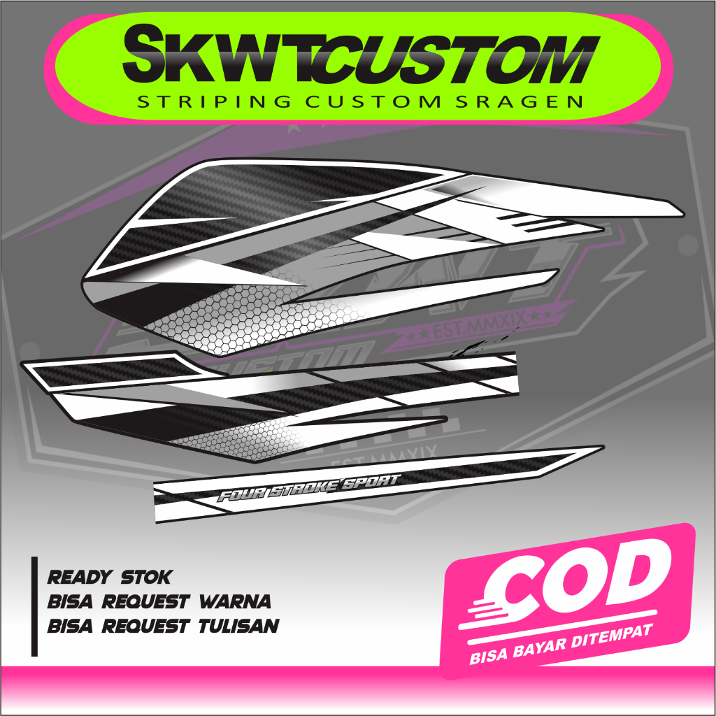 STRIPING STIKER GL PRO GL MAX