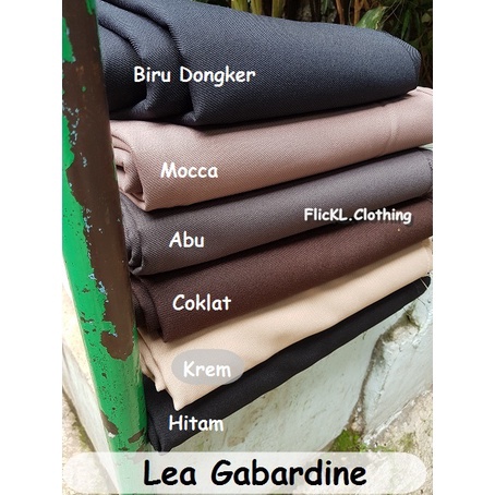 Murah Bahan Kain Lea Jeans Lea Denim Lea Gabardine Permanent Press Celana Formil Formal