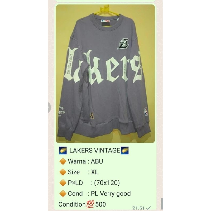 sweter lakers vintage NBA