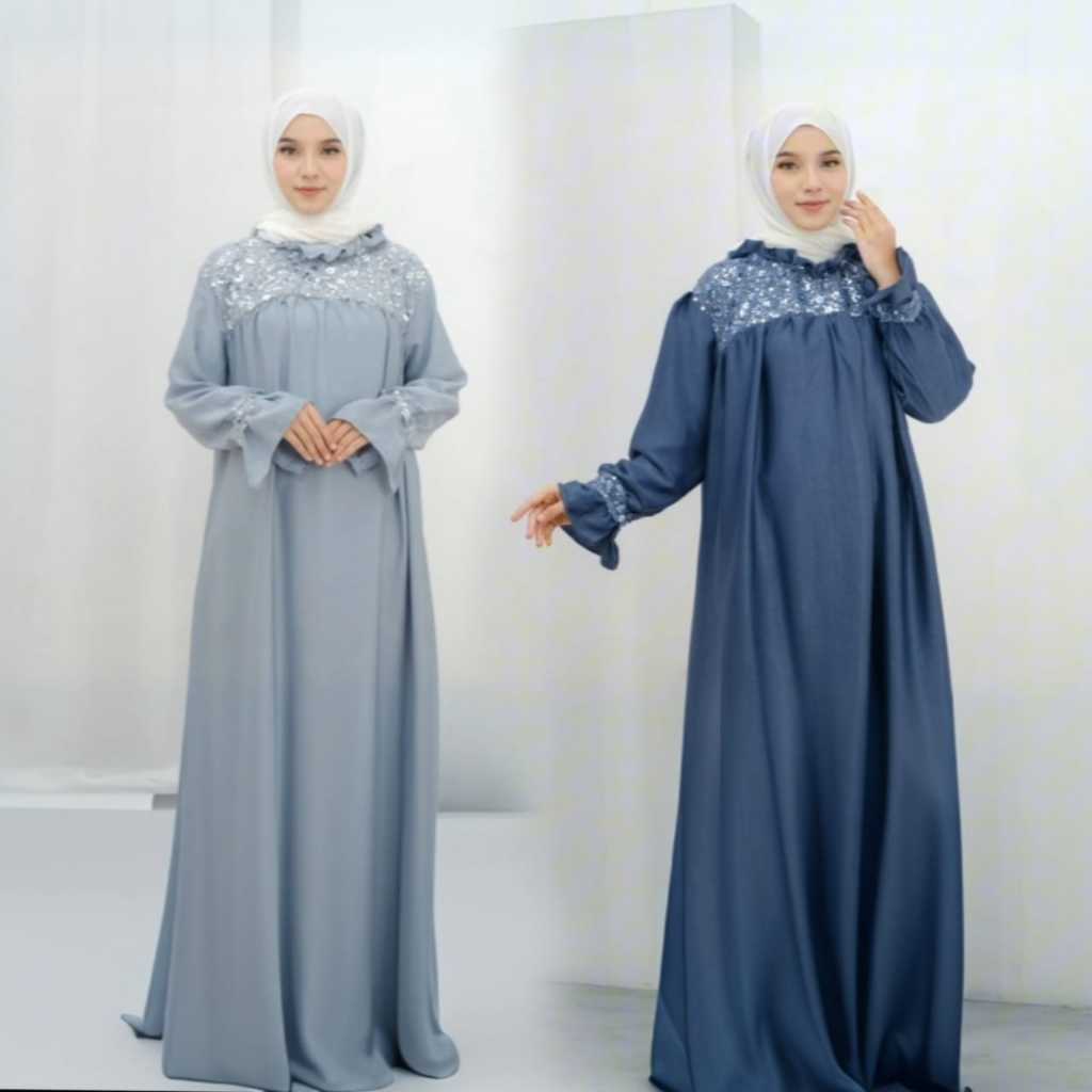 Mayza Tulle Dress Premium Kondangan Outfit Wanita Simple Elegan