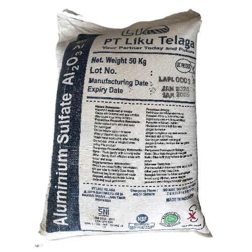 Aluminium Sulphate Powder " Liku Telaga " - Tawas Powder - SAK 50 KG