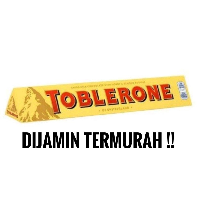 

TOBLERONE Milk Chocolate Cokelat 100gr Halal Original Swiss Premium