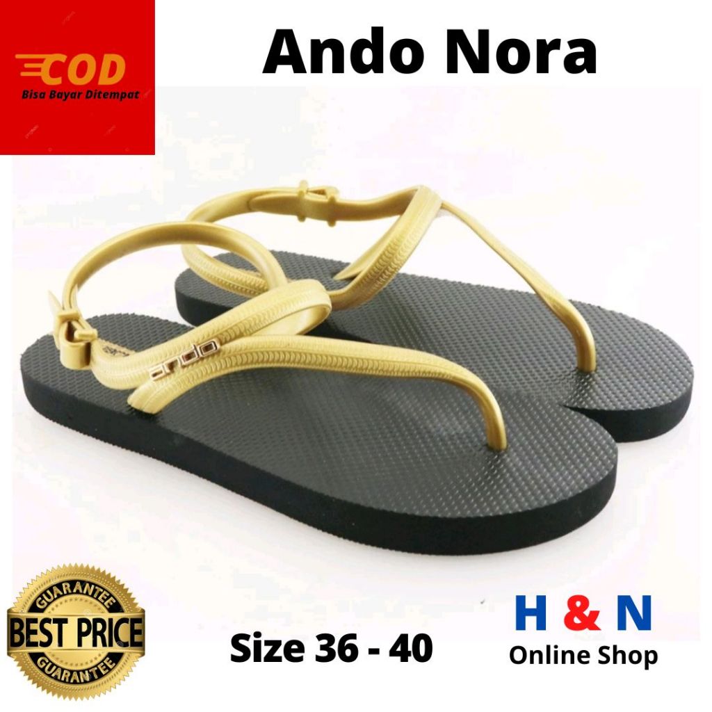 H&N Online Shop - Sandal Strappy Wanita ANDO NORA - Size 36-40